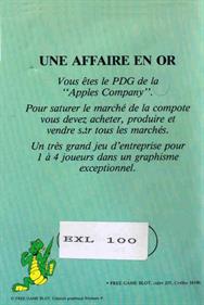 Une affaire en or - Box - Back Image