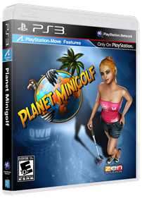 Planet Minigolf - Box - 3D Image