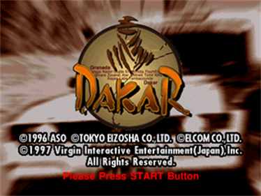 Dakar '97 - Screenshot - Game Title Image