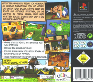 Asterix - Box - Back Image