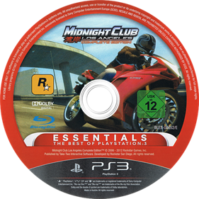Midnight Club: Los Angeles: Complete Edition - Disc Image