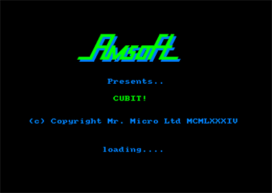 Cubit - Screenshot - Game Title Image