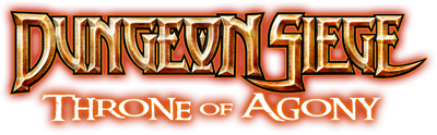 Dungeon Siege: Throne of Agony - Clear Logo Image