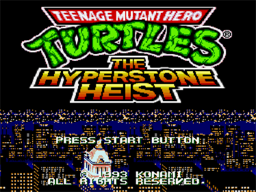 Teenage Mutant Ninja Turtles: The Hyperstone Heist - Screenshot - Game Title Image