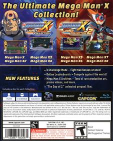 Mega Man X Legacy Collection 1 + 2 - Box - Back Image