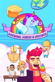 Rainbows, toilets & unicorns! - Box - Front Image