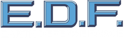 E.D.F. Earth Defense Force - Clear Logo Image