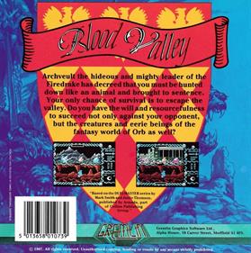 Blood Valley - Box - Back Image