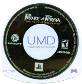 Prince of Persia: The Forgotten Sands - Disc Image