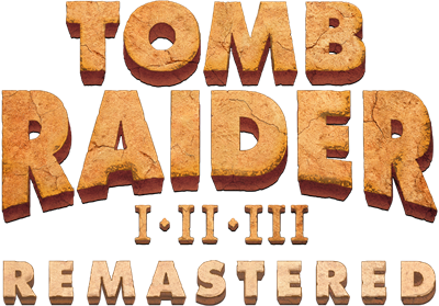 Tomb Raider I-III Remastered  - Clear Logo Image