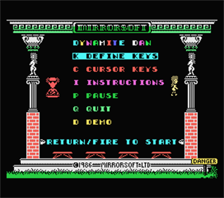 Dynamite Dan - Screenshot - Game Title Image