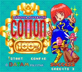 Maerchen Adventure Cotton 100% - Screenshot - Game Title Image