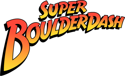 Super Boulder Dash - Clear Logo Image