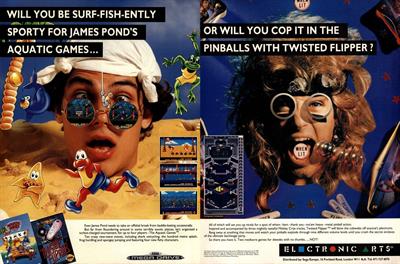 The Aquatic Games Starring James Pond and the Aquabats - Advertisement Flyer - Front Image
