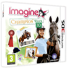 Imagine: Champion Rider 3D - Box - 3D Image