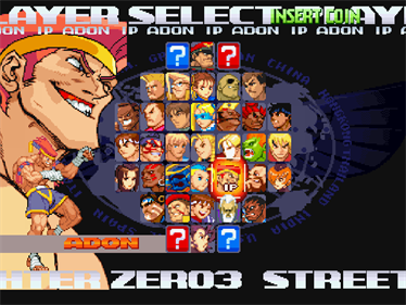 Street Fighter Zero 3 Upper - Screenshot - Game Select Image