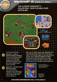 Warcraft II: Battle.net Edition - Advertisement Flyer - Front Image