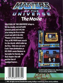 Masters of the Universe: The Movie - Box - Back Image