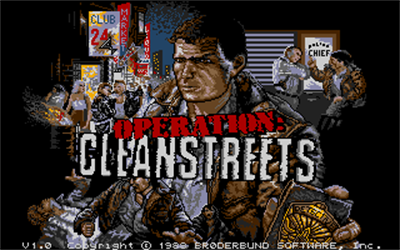 Operation: Cleanstreets - Screenshot - Game Title Image