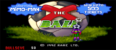 X the Ball - Screenshot - Game Title Image