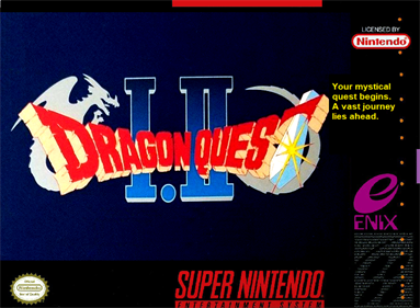 Dragon Quest I.II - Fanart - Box - Front Image