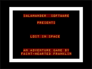 Dan Diamond is Lost in Space - Screenshot - Game Title Image