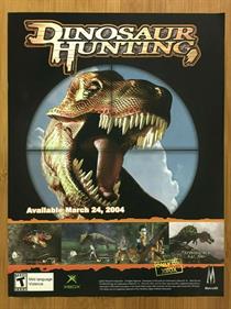 Dinosaur Hunting - Advertisement Flyer - Front Image