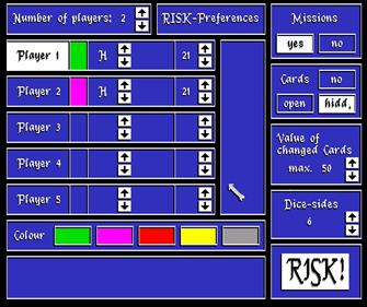 Risk! - Screenshot - Game Select
