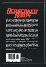 Berserker Raids - Box - Back Image