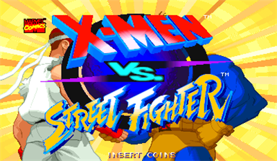 X-Men vs. Street Fighter - Screenshot - Game Title Image