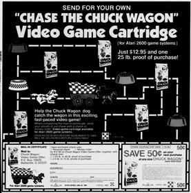 Chase the Chuck Wagon - Advertisement Flyer - Front Image