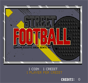 Street Football - Screenshot - Game Title Image