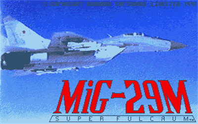 MiG-29 Super Fulcrum - Screenshot - Game Title Image