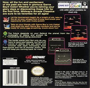 Arcade Hits: Joust & Defender - Box - Back Image