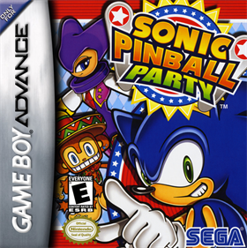 Sonic Pinball Party - Box - Front - Reconstructed