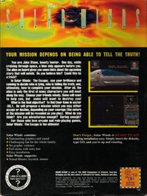 Solar Winds: Galaxy & The Escape - Box - Back Image