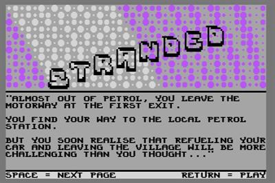 Stranded (Linus Akesson) - Screenshot - Game Title Image