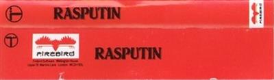 Rasputin - Box - Back Image