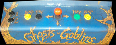 Ghosts'n Goblins - Arcade - Control Panel Image