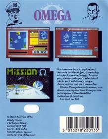 Mission Omega - Box - Back Image