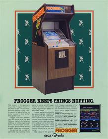 Frogger - Advertisement Flyer - Back