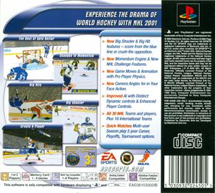 NHL 2001 - Box - Back Image