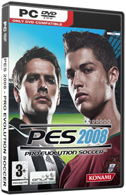 PES 2008: Pro Evolution Soccer - Box - 3D Image