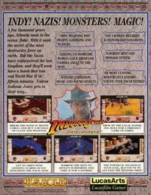 Indiana Jones and the Fate of Atlantis: The Action Game - Box - Back Image
