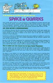 Space Quarks - Box - Back Image