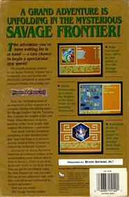 Gateway to the Savage Frontier - Box - Back Image