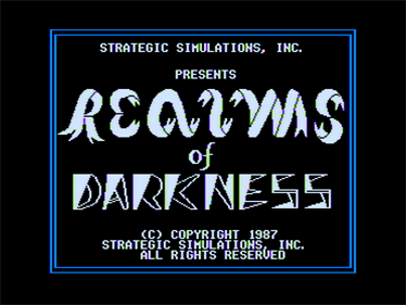 Realms of Darkness - Screenshot - Game Title Image
