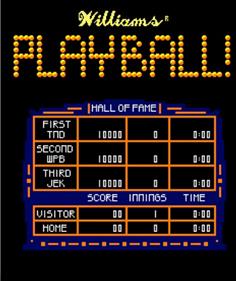 PlayBall! - Screenshot - High Scores Image