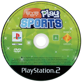 EyeToy: Play Sports - Disc Image