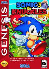 Sonic & Knuckles / Sonic the Hedgehog 3 - Fanart - Box - Front Image